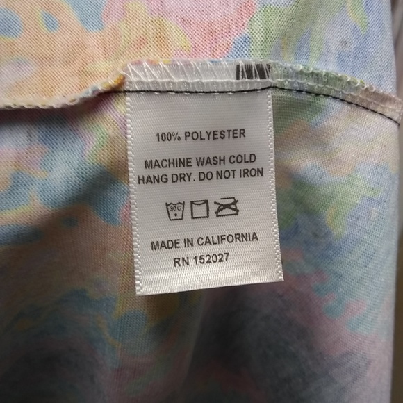 Abstract art Vibrant Color Polyester t shirt (T-3) - Picture 4 of 4